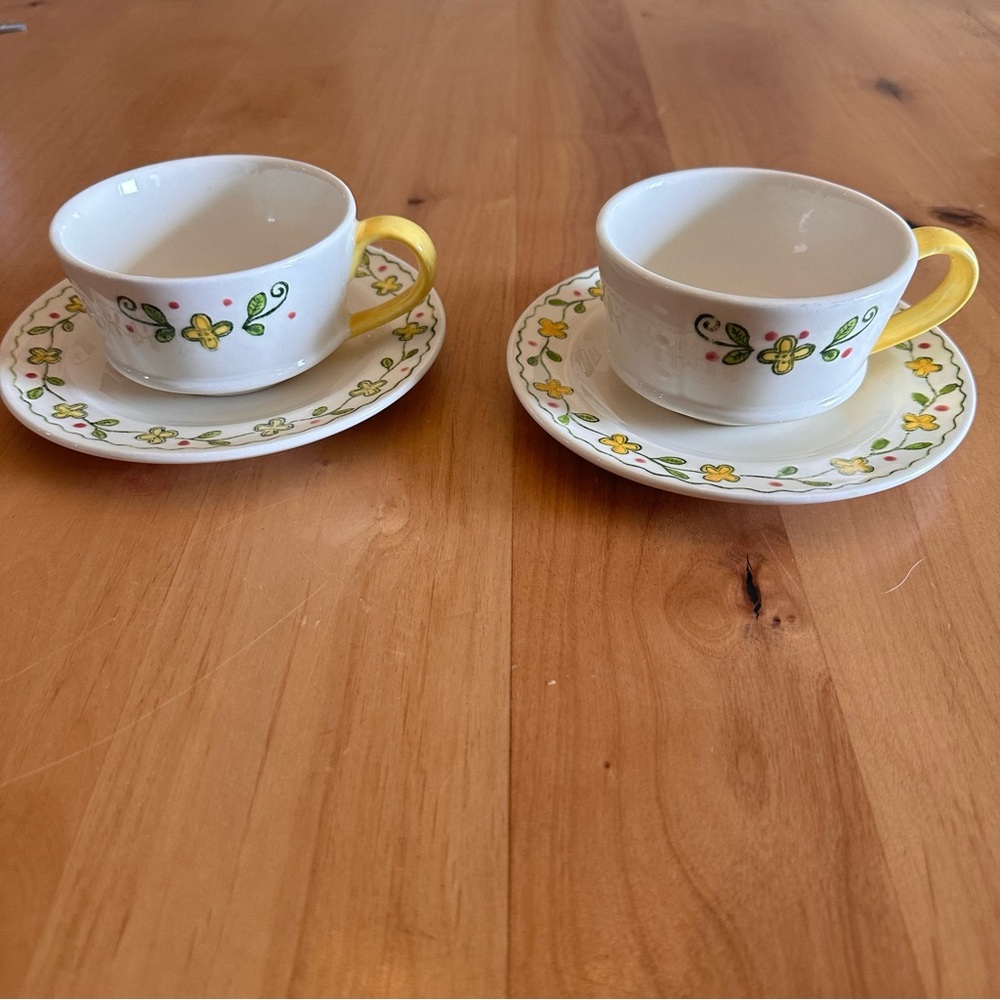 Metlox Vintage Happy Time Coffee Time 1950s Poppy Trail Pattern